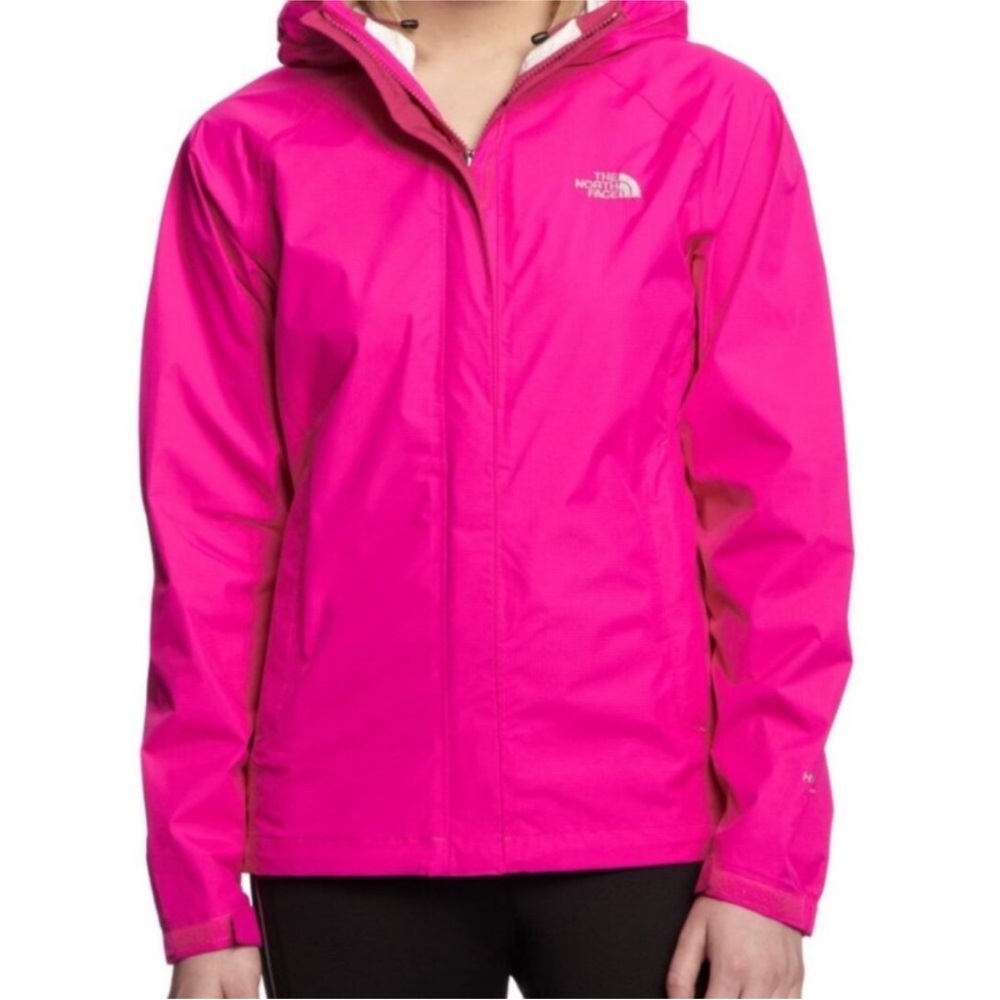 THE NORTH FACE HyVent 2.5L Hooded Jacket/ Windbreaker HOT PINK size Medium